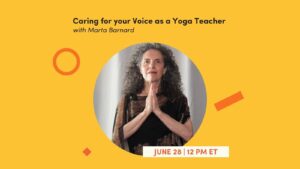 CE Workshop | Caring for your Voice as a Yoga Teacher