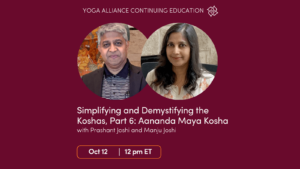CE Workshop | Simplifying and Demystifying the Koshas, Part 6: Aananda Kosha